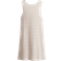 H&M Sleeveless Textured-Knit Dress - Beige/White Striped