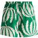 H&M Printed Drawstring Shorts - Green/Palm Trees