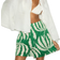 H&M Printed Drawstring Shorts - Green/Palm Trees
