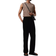 H&M Linen Blend Trousers in Relaxed Fit - Black