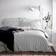 The Linen Yard Hebden Reversible Duvet Cover Grey (260x220cm)