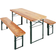 Pinolino Childrens Bench & Table Set for Outdoor Festivities Sepp