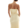H&M Textured Strappy Dress - Light yellow