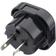 Shein 1pc Black Travel Adapter For Uk To Eu, Type C, E, F Plug Adaptor, Universal Power Adapter For Uk To Europe Travel