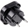 Shein 1pc Black Travel Adapter For Uk To Eu, Type C, E, F Plug Adaptor, Universal Power Adapter For Uk To Europe Travel