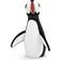 Kay Bojesen Puffins White/Black Prydnadsfigur 19.5cm
