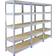 MonsterShop 3 x Q-Rax Grey Shelving System 90x182.5cm 3pcs