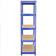 MonsterShop 3 x Q-Rax Blue Shelving System 90x182.5cm 3pcs
