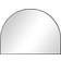Melody Maison Arched Black Wall Mirror 120x90cm
