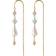 Pernille Corydon Mellow Blue Earchains Örhängen Dam - Guld