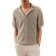 H&M Regular Fit Textured-Knit Resort Shirt - Khaki Green