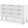 Core Products Augusta White 3 Plus 3 Chest of Drawer 119.3x73.6cm