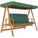 OutSunny 3 Seater Wooden Garden Swing Chair Seat Hammock Bench Lounger Bed