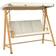 OutSunny 3 Seater Garden Swing Seat with Adjustable Canopy and Cushion 170 x 120 x 198 cm
