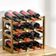Homcom Free Standing Brown Wine Rack 43x38cm
