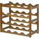 Homcom Free Standing Brown Wine Rack 43x38cm