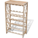 vidaXL 241068 Natural Wine Rack 50x87.5cm