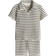 H&M Textured Knit Set 2-Piece - White/Grey Striped (1287835001)