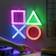 Paladone Playstation LED Neon White Vægarmatur