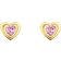 Thomas Sabo Heart Stud Earrings - Gold/Pink