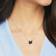 Swarovski Iconic Swan Necklace - Silver/Black