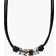 Fossil Rondell Necklace - Silver/Black/Brown