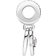 Pandora Heart & Mum Dangle Charm - Silver/Pink