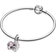 Pandora Heart & Mum Dangle Charm - Silver/Pink