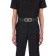Ferragamo Reversible and Adjustable Gancini Belt - Black/Auburn