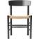 Fredericia Furniture J39 Natural/Black Köksstol 77cm