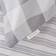 Bianca Check Bed Sheet Grey (90x190cm)