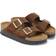 Birkenstock Arizona Flex Platform Nubuk Leather - Brown/Dark Tea