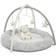 Mamas & Papas My First Playmat Gym with Soft Teddy Bear Grey