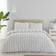 Catherine Lansfield Cove Stripe Duvet Cover Beige, Natural (200x135cm)