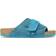 Birkenstock Kyoto Nubuck-Suede Leather One-Strap Sandals - Deep Turquoise