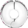 Pandora Pave Clip Charm - Silver/Pink