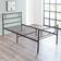 Home Treats Single Metal In With Straight Headboard 90x190cm
