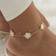Shein Five Petal Flower Style Double Layer Pendant Anklet - Summer Beach