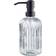 Dunelm London Ribbed Glass Soap Dispenser