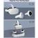 VR Headset Charging Dock Charging Stand Base Compatible with Quest 3