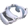 Kopfband Kompatibel Mit Meta Quest3 VR-Headset 5000 mAh Wiederaufladbar 360 Grad Rundum Weiß