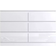 Fwstyle Stora White Gloss Chest of Drawer 110x77cm
