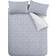 Bianca Shadow Leaves Duvet Cover Blue (220x230cm)