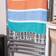 Nicola Spring Deluxe Cotton Turkish Multi Bath Towel White, Multicolour (160.02x89.92cm)