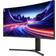 V7 L340WQ-HAS-E 34 Inch UW-QHD Curved Monitor