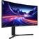 V7 L340WQ-HAS-E 34 Inch UW-QHD Curved Monitor