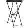 vidaXL Folding Bistro Table Anthracite Ø50x71 cm Powder-coated Steel