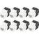 Digitus DN-93603-8 Module RJ45 Encastrable Keystone CAT 6 8 pcs