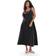 Vero Moda Vmjustine Long Dress - Black