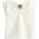 H&M Metal Detail Tube Top - White/Sun